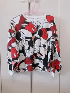 【処分値下げ】ディズニー　ミッキー　ZARA ロングTシャツ　ロンT
