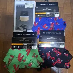 BODY WILD ボクサーパンツ 4点セット M