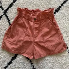 GU オレンジ色 ハーフパンツ 130㎝