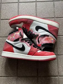 Nike Air Jordan 1 レッド/ホワイト/ブラック　スパイダーマン