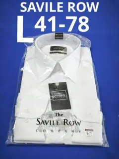 ♦ SAVILE ROW ♦ L 41-78 ♦白 メンズワイシャツ長袖のサムネイル