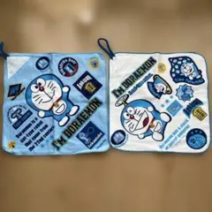 【新品ドラえもん】I'M DORAEMON ループ付タオル 2枚セット