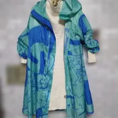 フード付きロングコート カットソーワンピース ジャンニロジュディ