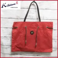 赤 トートバッグ