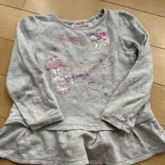 mezzo piano カップケーキ刺繍 トップス 110