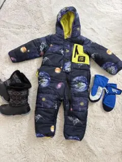 JUNK STORE スキーウェア 90cm スノーブーツ グローブ セット