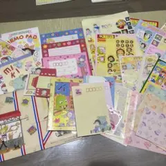 【昭和レトロ】リボン付録レターセット・シール・ファイル　まとめ売り
