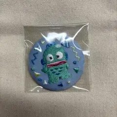 サンリオキャラクターズ ハンギョドン刺繍缶バッチビスケット