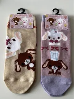 シュガーバニーズ靴下 2点セットしまむら 匿名発