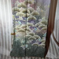 落款あり辻が花訪問着 グラデーション　最終お値下