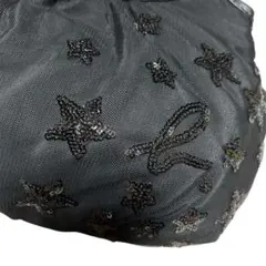 agnes b. VOYAGE アニエスベー　スパンコール　ロゴ　ハンドバッグ