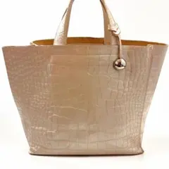 FURLA フルラ ユッカ トートバッグ ハンドバッグ クロコ型押し レザー