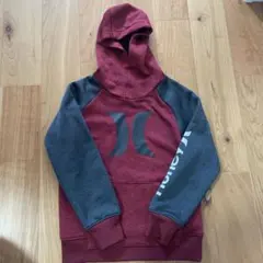 Hurley フード付きパーカー 4サイズ 赤/グレー