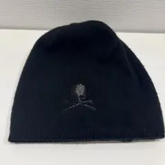 Roen 黒 スカルデザイン ニット帽
