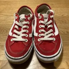 Vans レッド ホワイト スニーカー　23.5cm