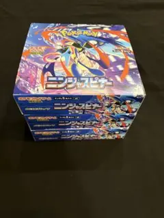 ポケモンカードゲーム　ニンジャスピナー　3BOX シュリンクなし　ペリペリあり
