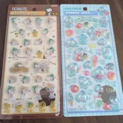 ボンボンドロップシール　スヌーピー&ハンギョドンセット　正規品