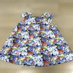 GAP baby 花柄ワンピース 80 裏地付き 夏ワンピ 女の子ギャップベビー