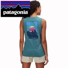 Patagonia オーガニックコットン ノースリーブ タンクトップのサムネイル
