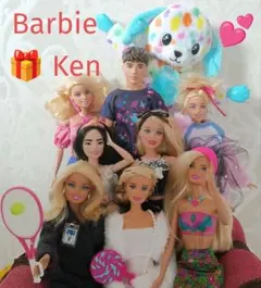 新品♡難有り【Barbie &ken】バービー&ケン10ドールセット
