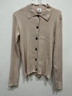 roku 6 ニットポロシャツ