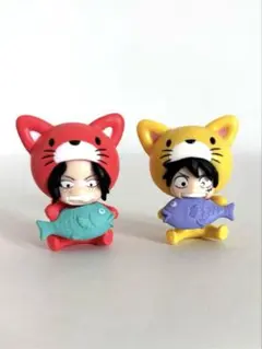 ワンピース　ガシャポン　ニャンピース　エース　ルフィ