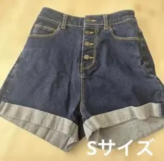 ショートデニムパンツ Sサイズのサムネイル