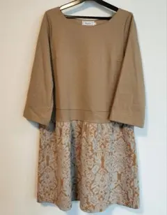 anatelier　アナトリエ　ワンピース　キャメル　上品