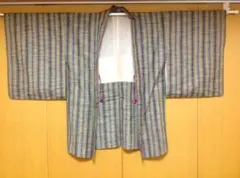 きもの㉟羽織り　部屋着にも　着用・リメイク用・生地取り・古布