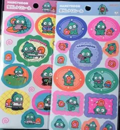 ハンギョドン 蛍光レトロシール　ステッカーシート 2枚セット
