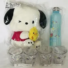 ポチャッコ　あひるのペックル　当りくじ　ポチャッコぬいぐるみ　クリアカップセットのサムネイル