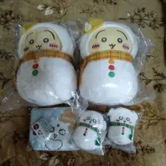 ちいかわ エニマイくじ2025 の景品5個セット　C賞うさぎ2個+D賞+E賞2個