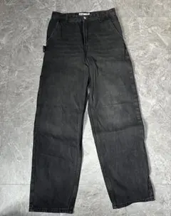 Bershka　denim wear ブラックデニムパンツ