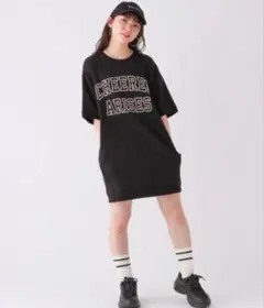 最終お値下げ 新品タグ付レピピアルマリオ カレッジ3D刺繍ワンピース L160㎝