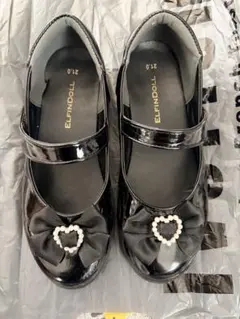 ELFINDOLL ブラック フォーマルシューズ 21cm