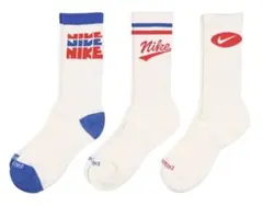 【NIKE】エブリデイプラス ソックス 3足セット 23.0〜25.0のサムネイル