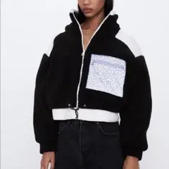 2026年最新】ZARA カラー：ブラック系 レディース フリースジャケット 
