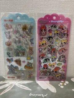 【即日発送】トムとジェリー•パワーパフガールズ ドロップジェリーシール