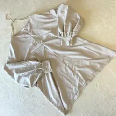 しまむら tal.by.yumi プルオーバーブラウス　カットソー　ベージュ