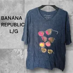 BANANA REPUBLIC 【L/G】メンズ サングラスプリント Tシャツ