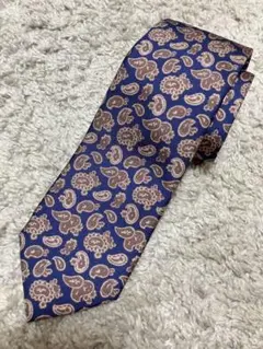 極美品 未使用 ヴェルサーチ メンズ ネクタイ ペイズリー柄 メデューサ