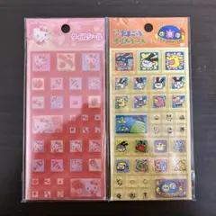 ゆ*様 セブンイレブン　タイルシール　キティ・たまごっち