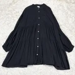 アーバンリサーチドアーズ コットン ボイル ティアード チュニック ブラウス