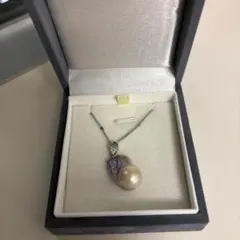 あこや真珠大粒10mmパールネックレス akoyaS925銀ネックレスAR352 