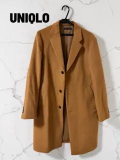 UNIQLO ユニクロ ウールカシミヤチェスターコート ブラウン M