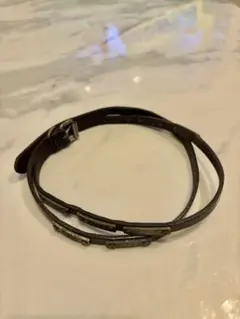 DIESEL レザー ベルト ブラウン