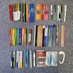 ボールペン サインペン 油性ペン シャーペン 鉛筆 大量セット