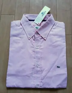 LACOSTE ラコステ シャツ メンズ レッド 日本サイズ M 相当