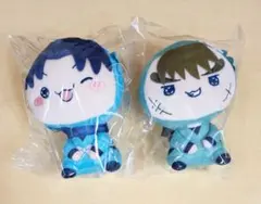 忍たま乱太郎　ふんわり桜もちぴこの段　摂津きり丸　中在家長次　ぬいぐるみ　2点