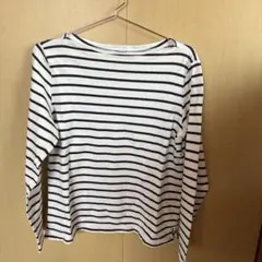 ボーダー　コットン　長袖Tシャツ Lサイズ　ユニクロ